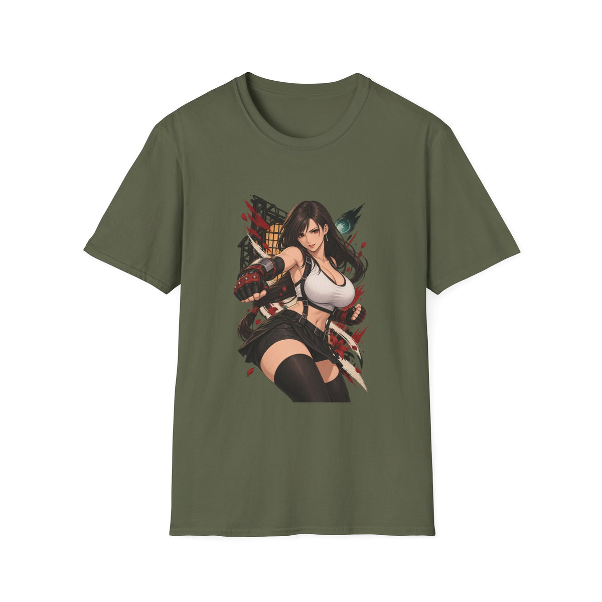 Tifa Lockhart | Final Fantasy Tifa Lockhart Fan Pin Up Graphic Shirt