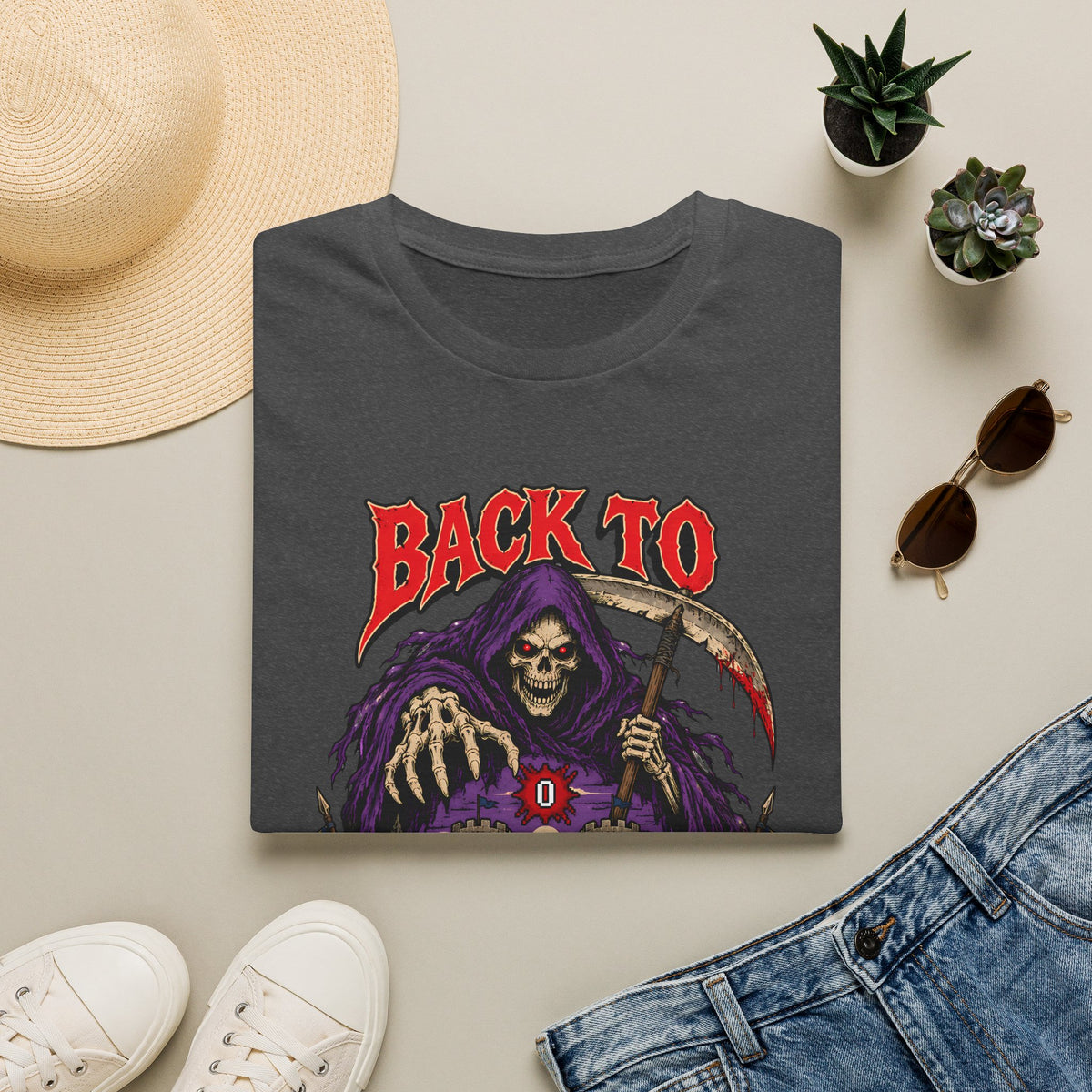 Back to Lumbridge T-Shirt OSRS Runscape Grim Reaper Shirt