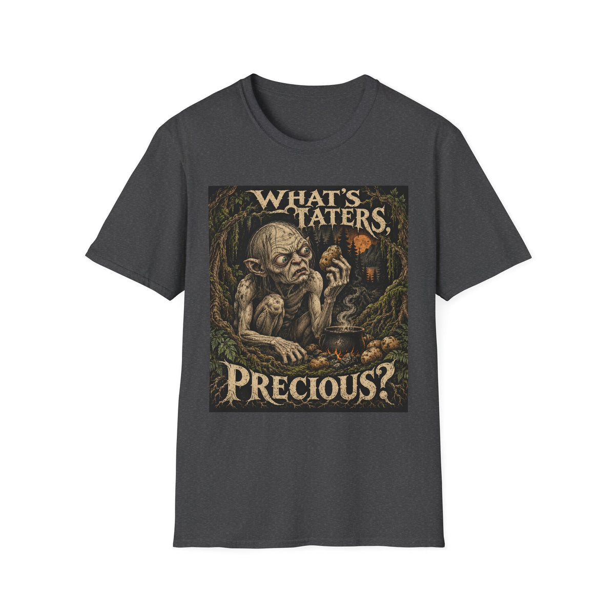 Gollum | What's Taters, Precious? | Graphic Tee