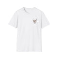 Demon Skull Graphic T-Shirt, product image showing the front design.