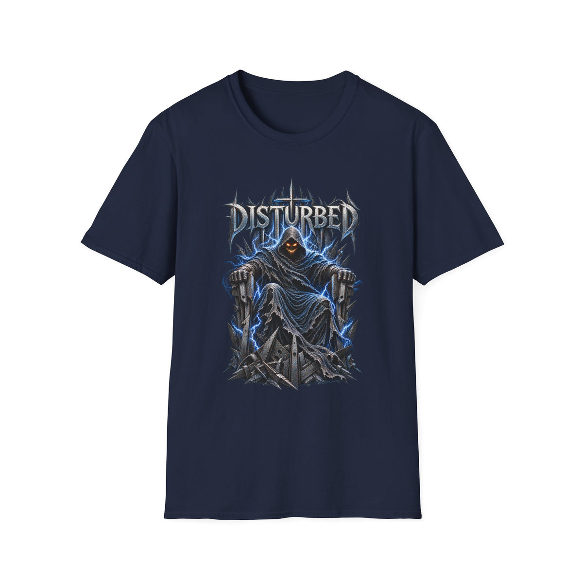 Disturbed | Storm Throne | The Guy | Grim Reaper Band T-Shirt