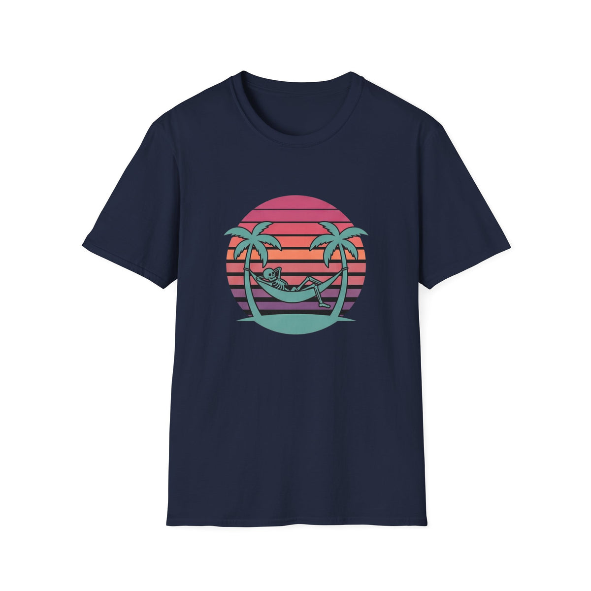 Skele' - T-Shirt, Summer / Holiday Skeleton Design