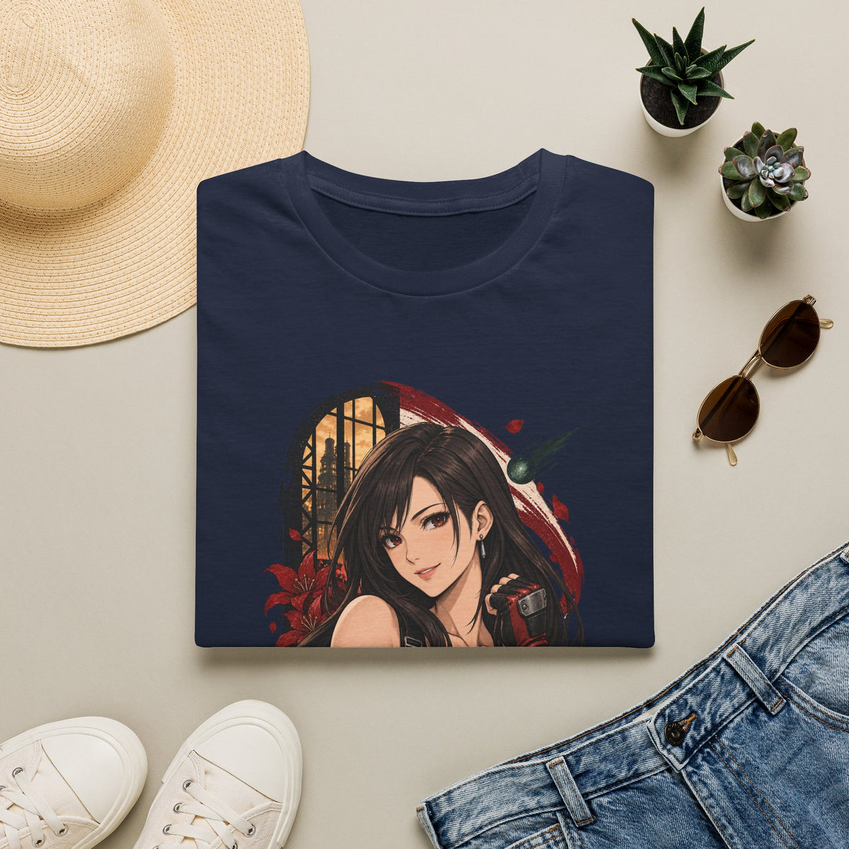 Tifa Lockhart | Final Fantasy VII Pin Up Style Anime Shirt