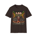 T-Shirt — "LAG Is The Final Boss" Retro Skull Gaming Tee