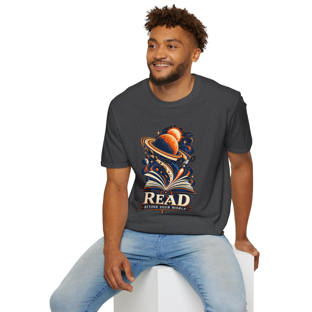 Read Beyond Your World | Book and Space Lovers T-Shirt | Project Hail Mary Inspired