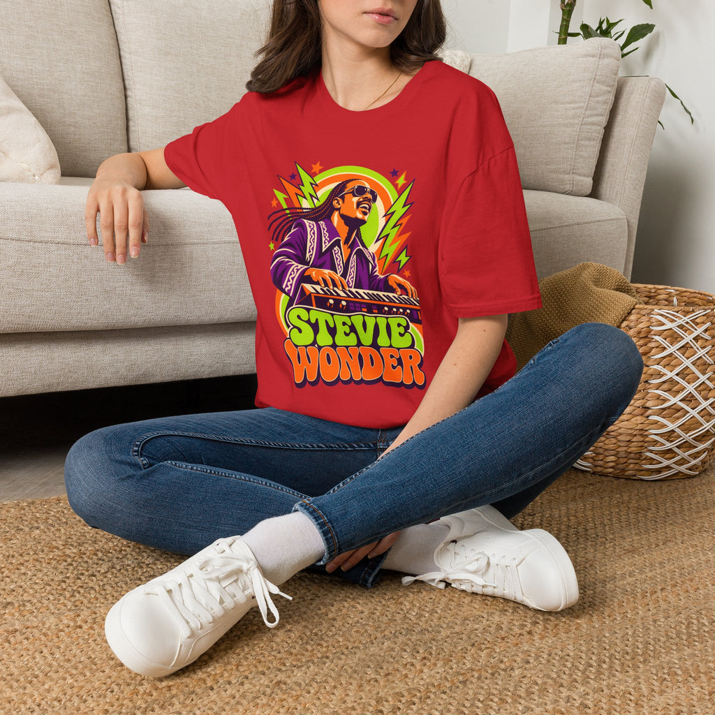 Retro Music Legend Stevie Wonder Graphic Tee