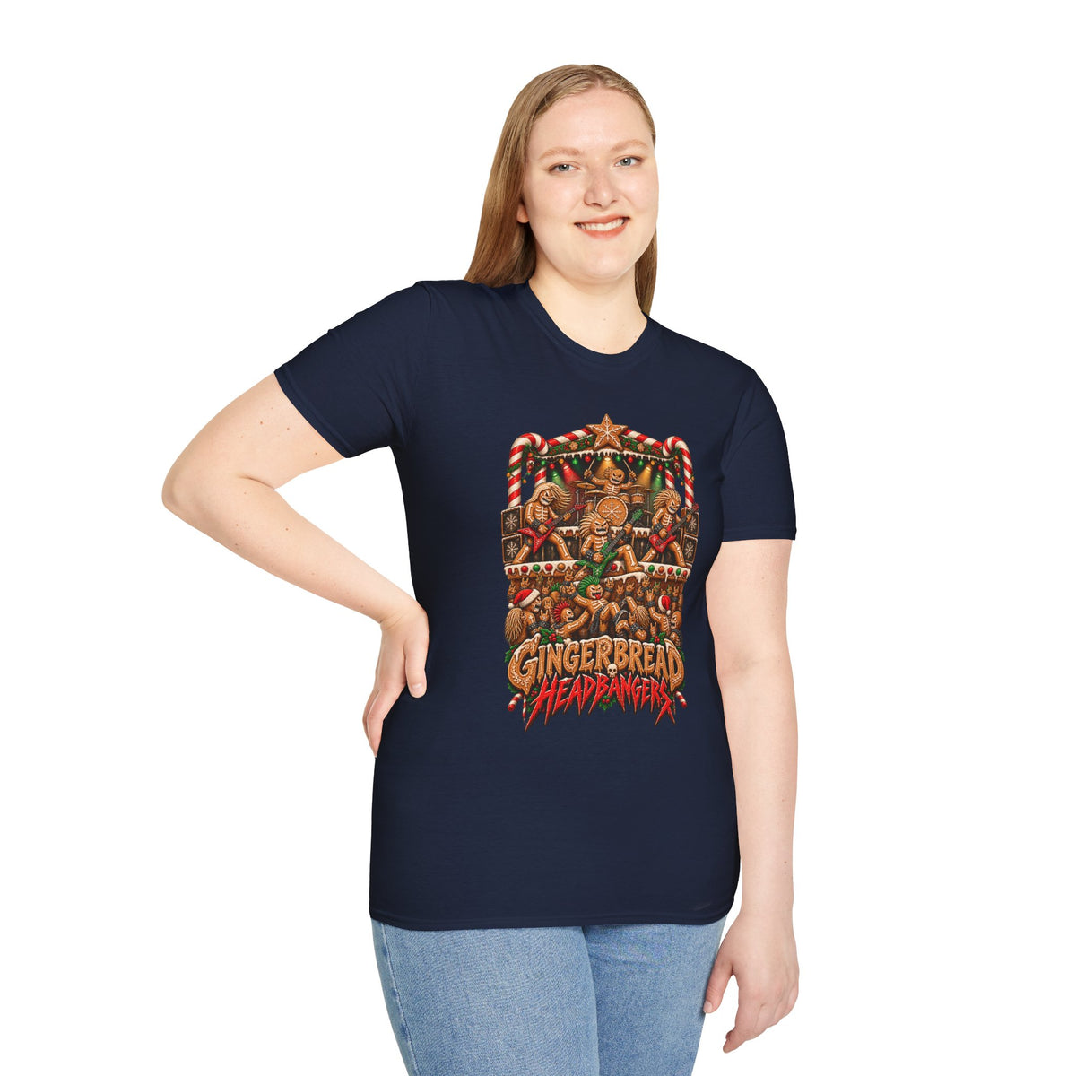 Gingerbread Headbangers | Christmas T-Shirt