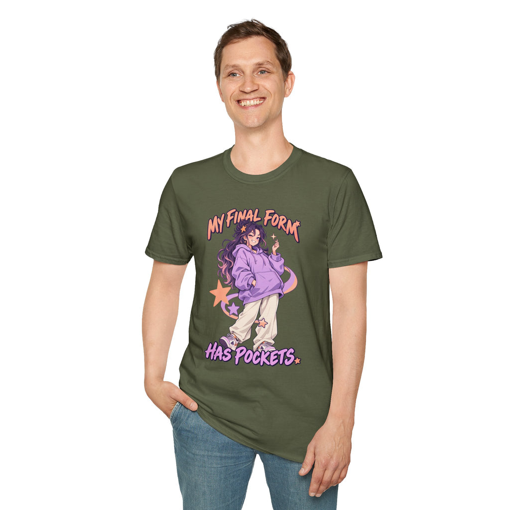 My Final Form Has Pockets | Cute Anime Girl Graphic Tee