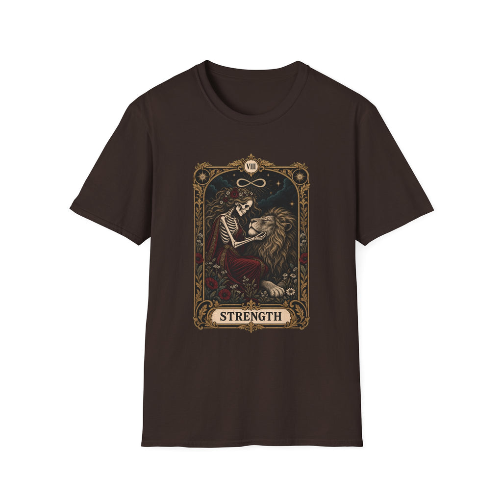 Strength | Tarot | Skeleton & Lion | Graphic Tee