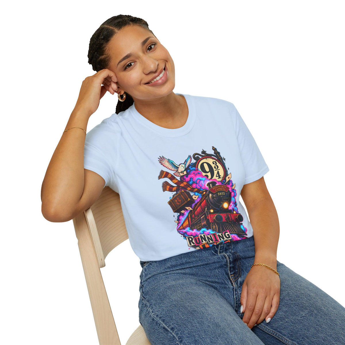 Running Late | Platform 9 and 3/4 | Harry Potter Graphic T-Shirt