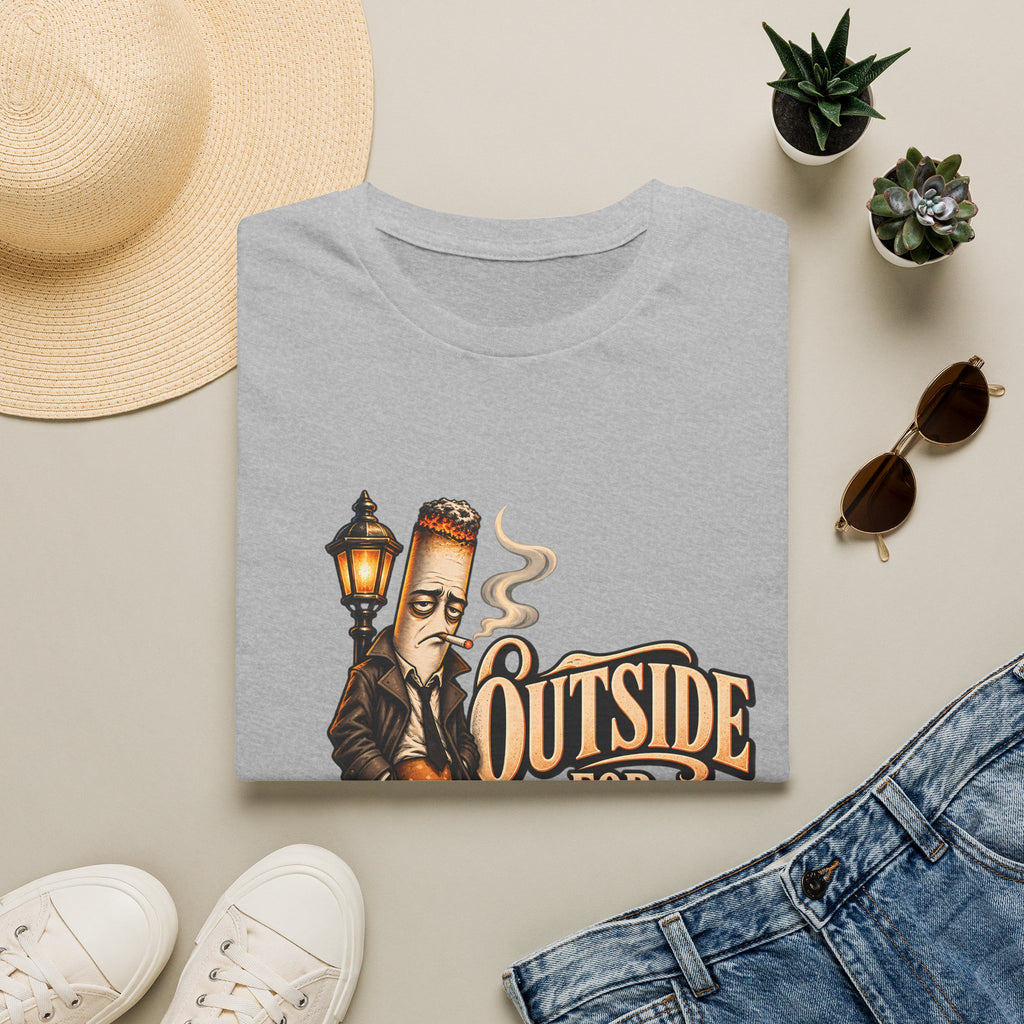 Outside for Character Development | Humorous Vintage Cigarette Graphic
