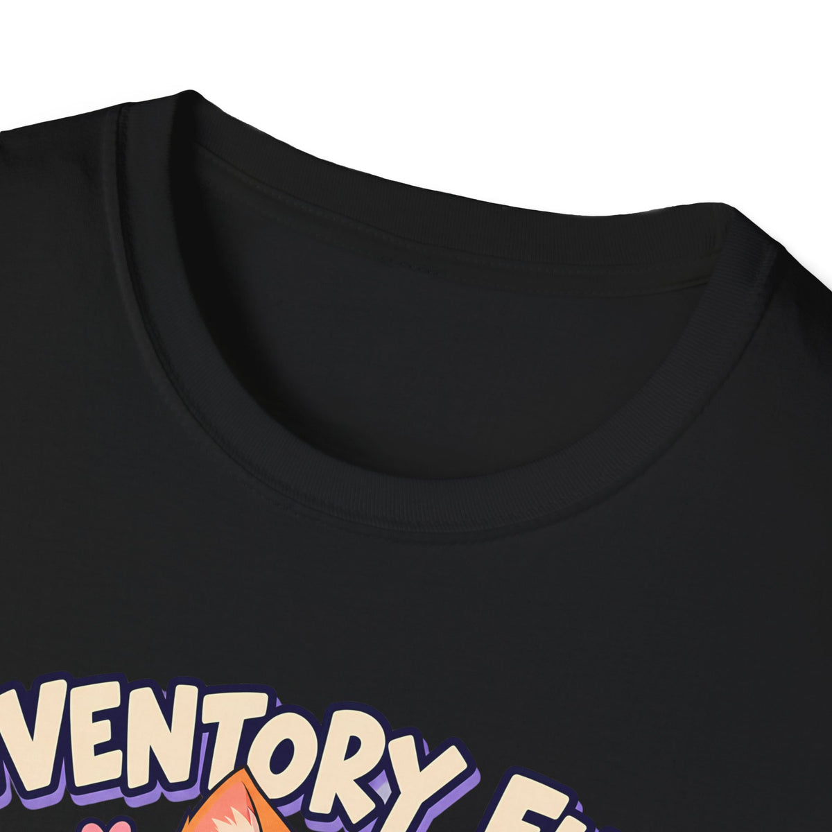 Inventory Full, Buying It Anyway | Cute Cat Anime Funny Tee