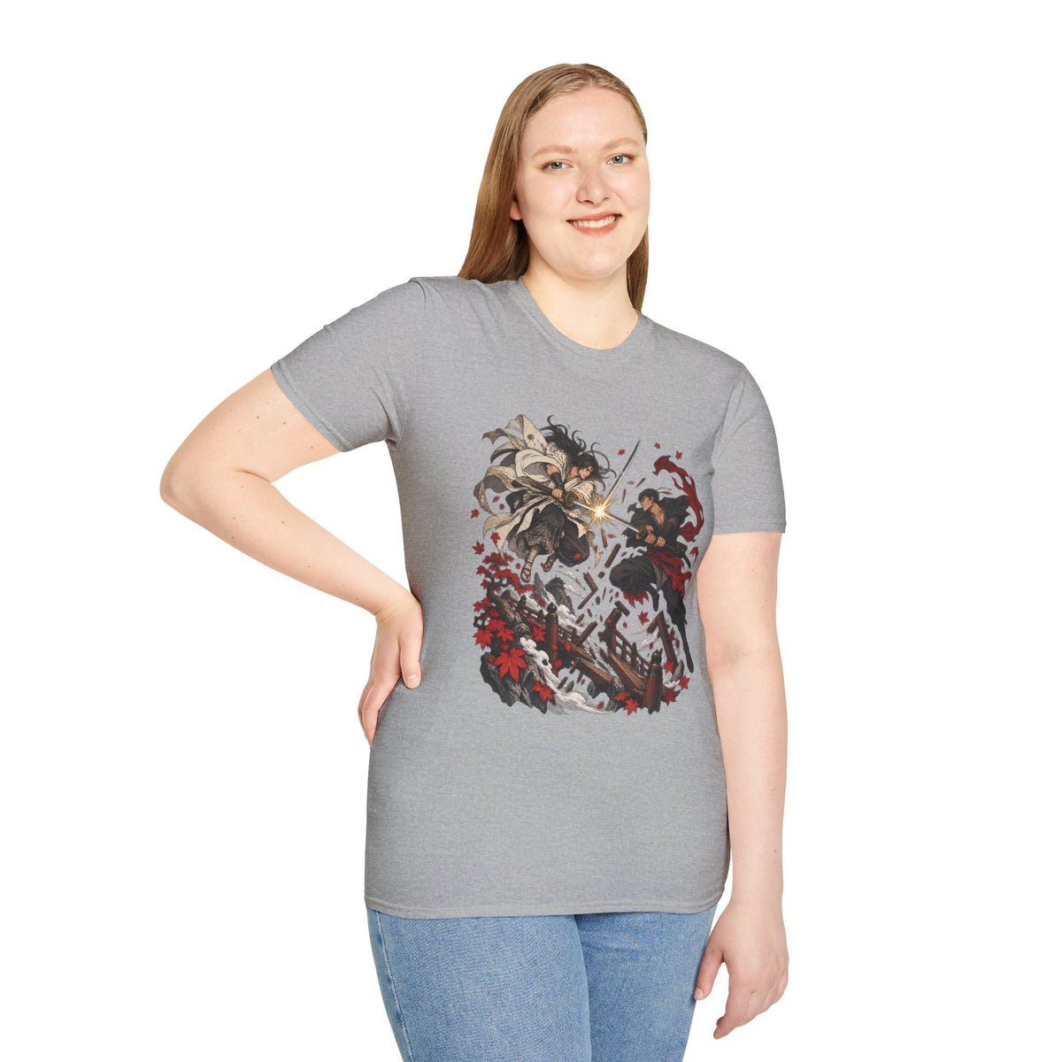 Battle of Broken Bridges | Anime Japanese Samurai Battle T-Shirt