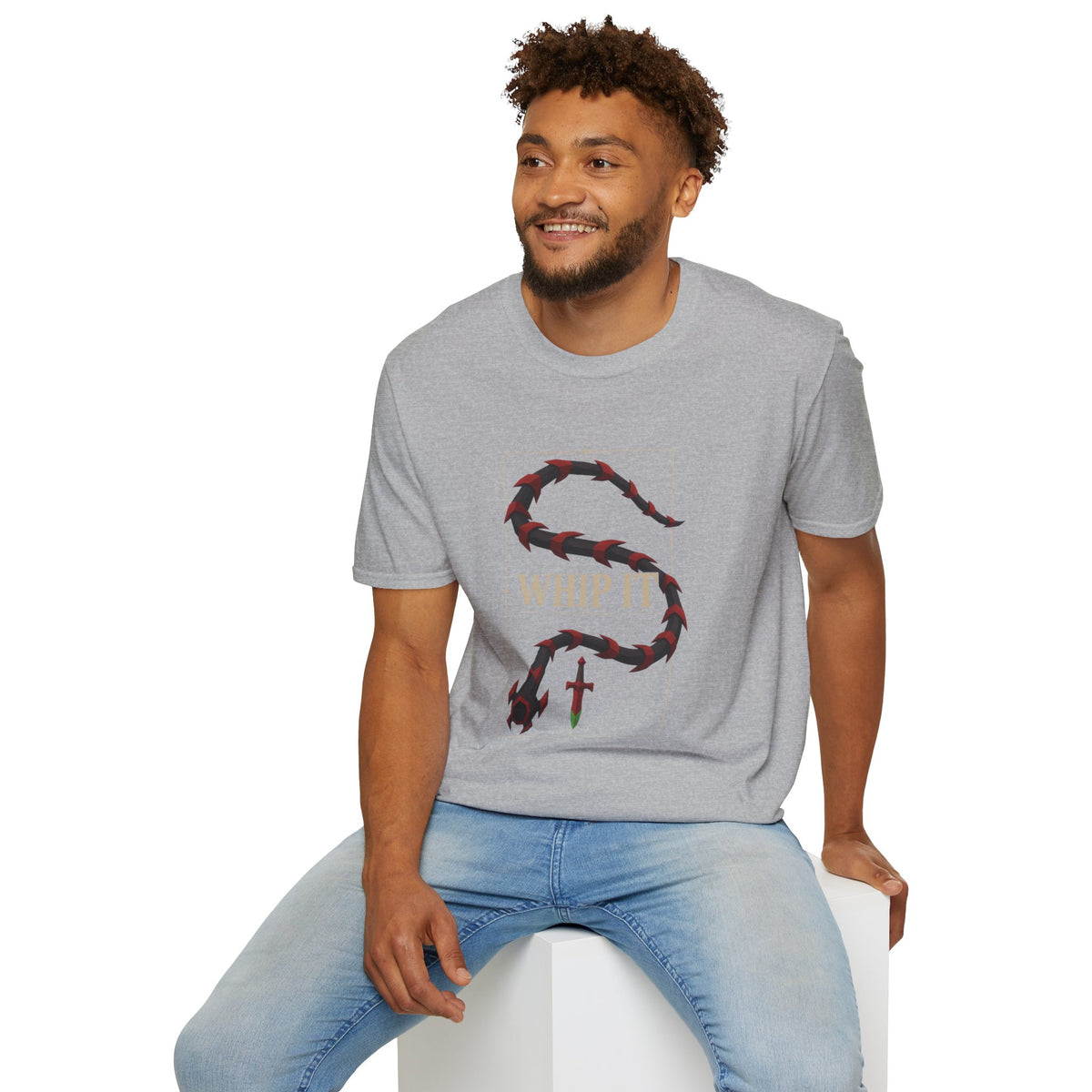 Whip It OSRS Abyssal Whip Runscape Inspired Graphic T-Shirt