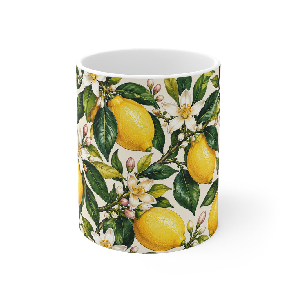 Lemons of Positano | Botanical Nature Lover Coffee Cup Gift (11oz)