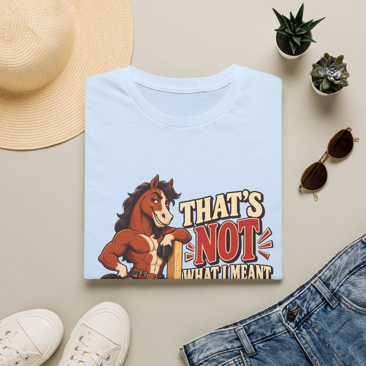 The Wrong Kind of Stud | Funny Horse Graphic T-Shirt