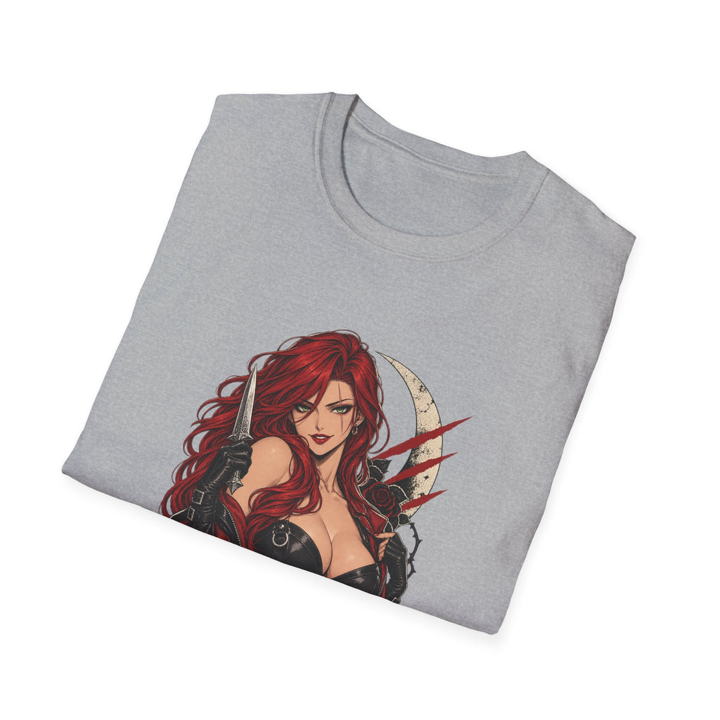 Katarina | League of Legends | Gothic Redhead Pin Up Assasin T-Shirt