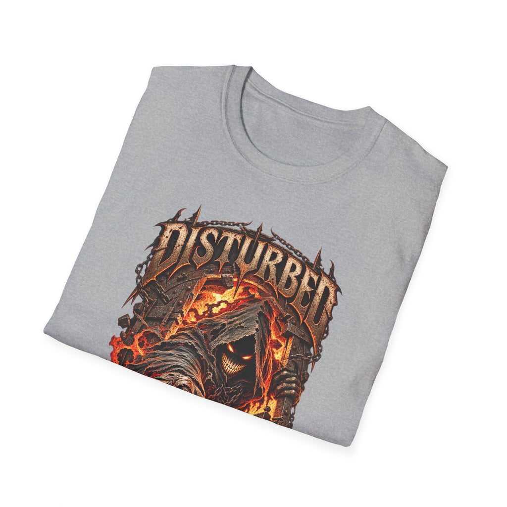 Disturbed | The Guy | Flaming Heavy Metal Band T-Shirt