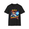 Ryu Hadouken Street Fighter 2 Retro Arcade T-Shirt Design