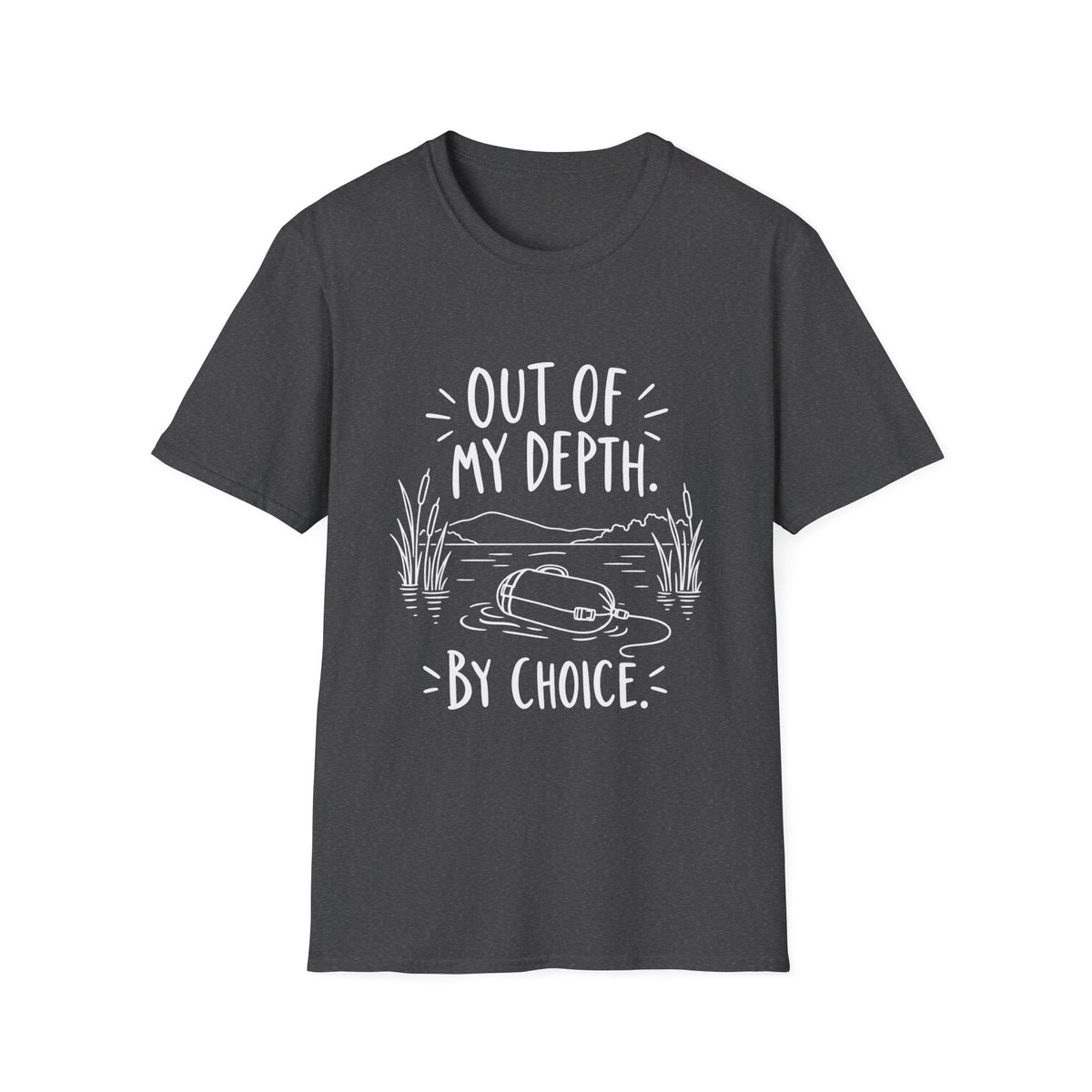 Wild Swimmer Gift | Out of My Depth By Choice | Graphic Tee