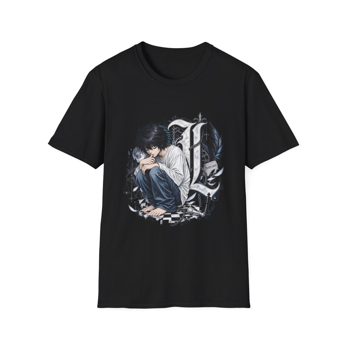 Death Note | L | Anime | Graphic Tee