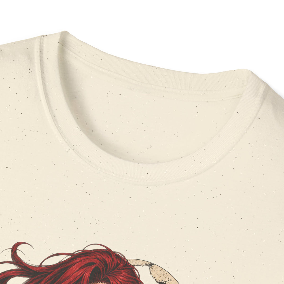 Crimson Dusk | Sexy Gothic Hannya Mask Pin up Woman T-Shirt