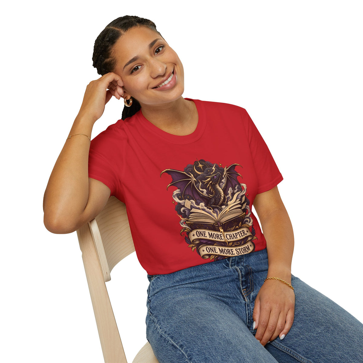One More Chapter | Onyx Storm Inspired Book Readers Dragon T-Shirt