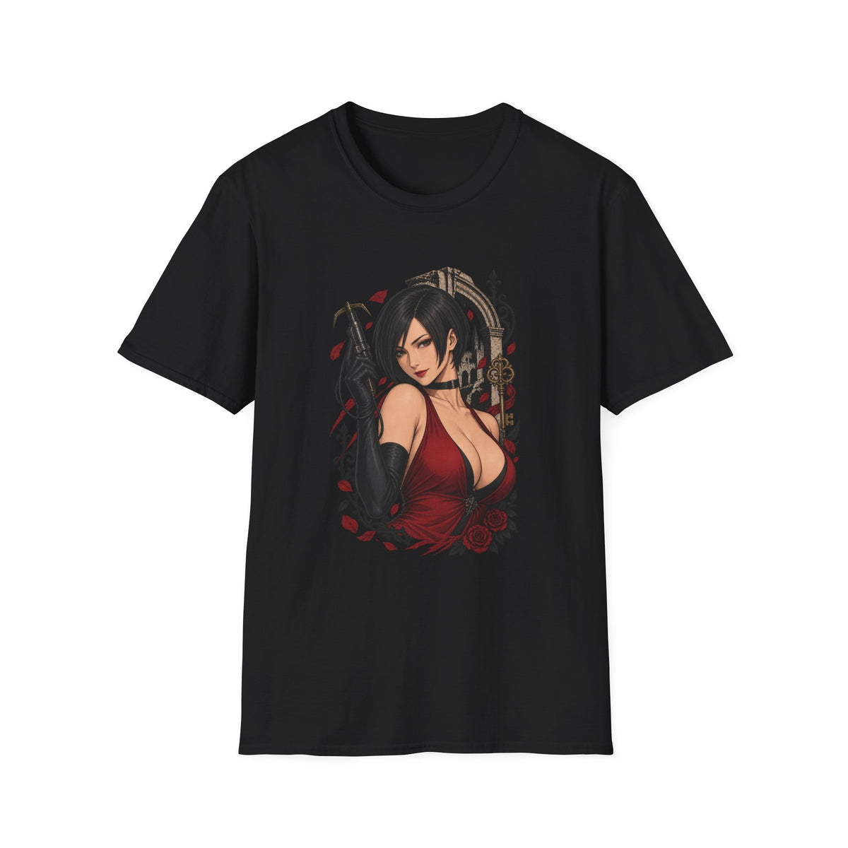 Ada Wong | Residsent Evil Gothic Anime Pin Up Girl T-Shirt