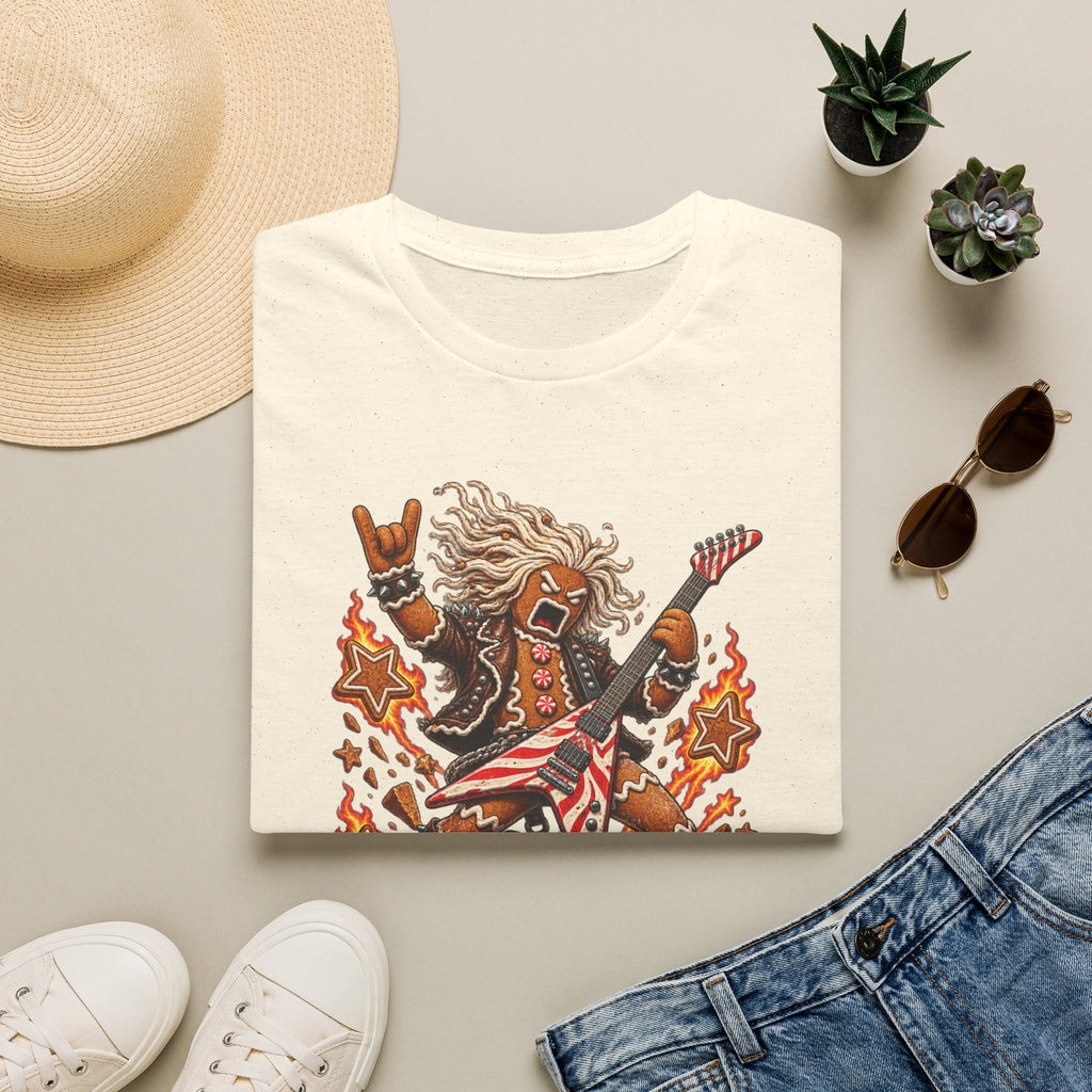 Gingerbread Headbangers | Christmas Funny Rock T-Shirt