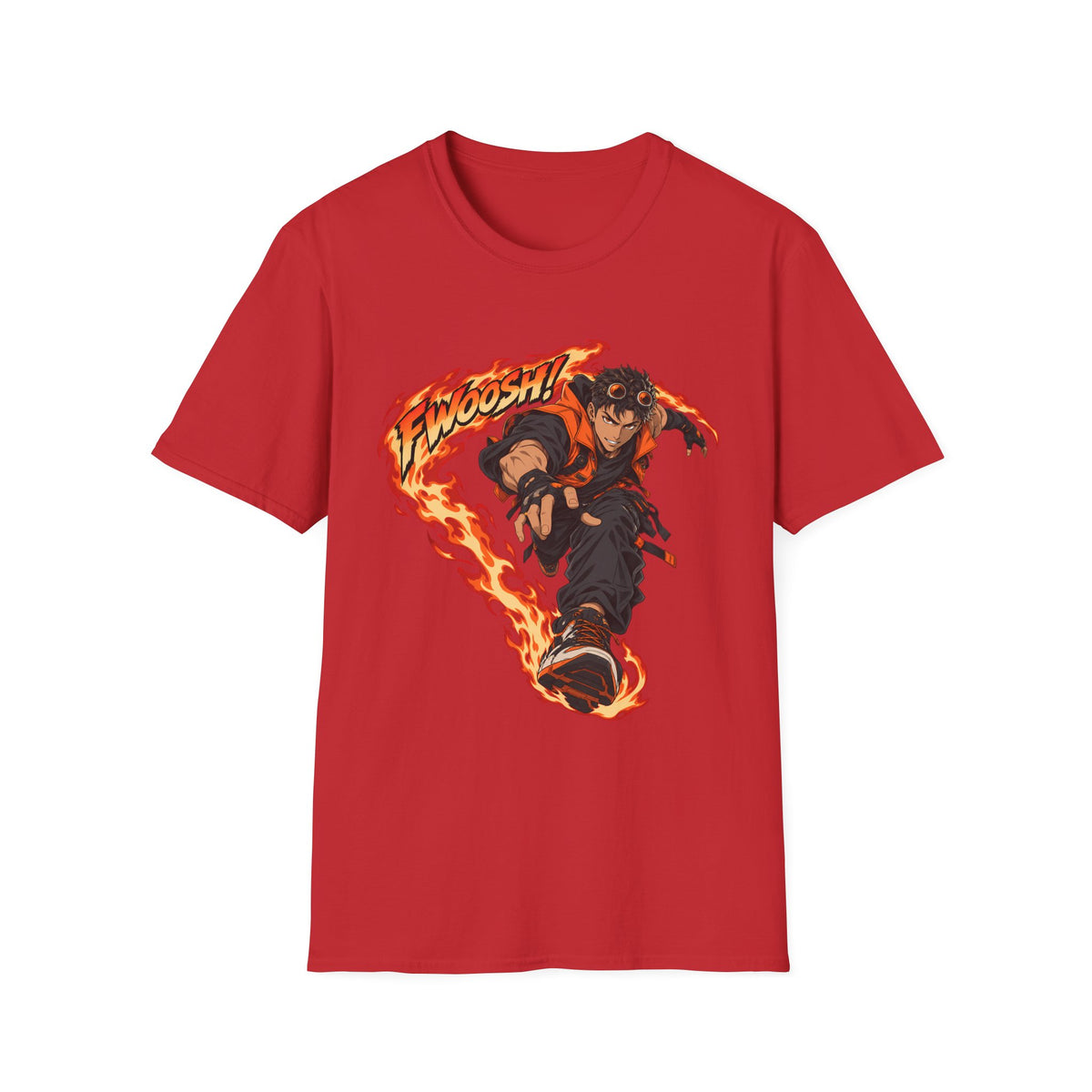 FWOOSH! | Fire Ninja | Japanese Anime Ninja Graphic Shirt