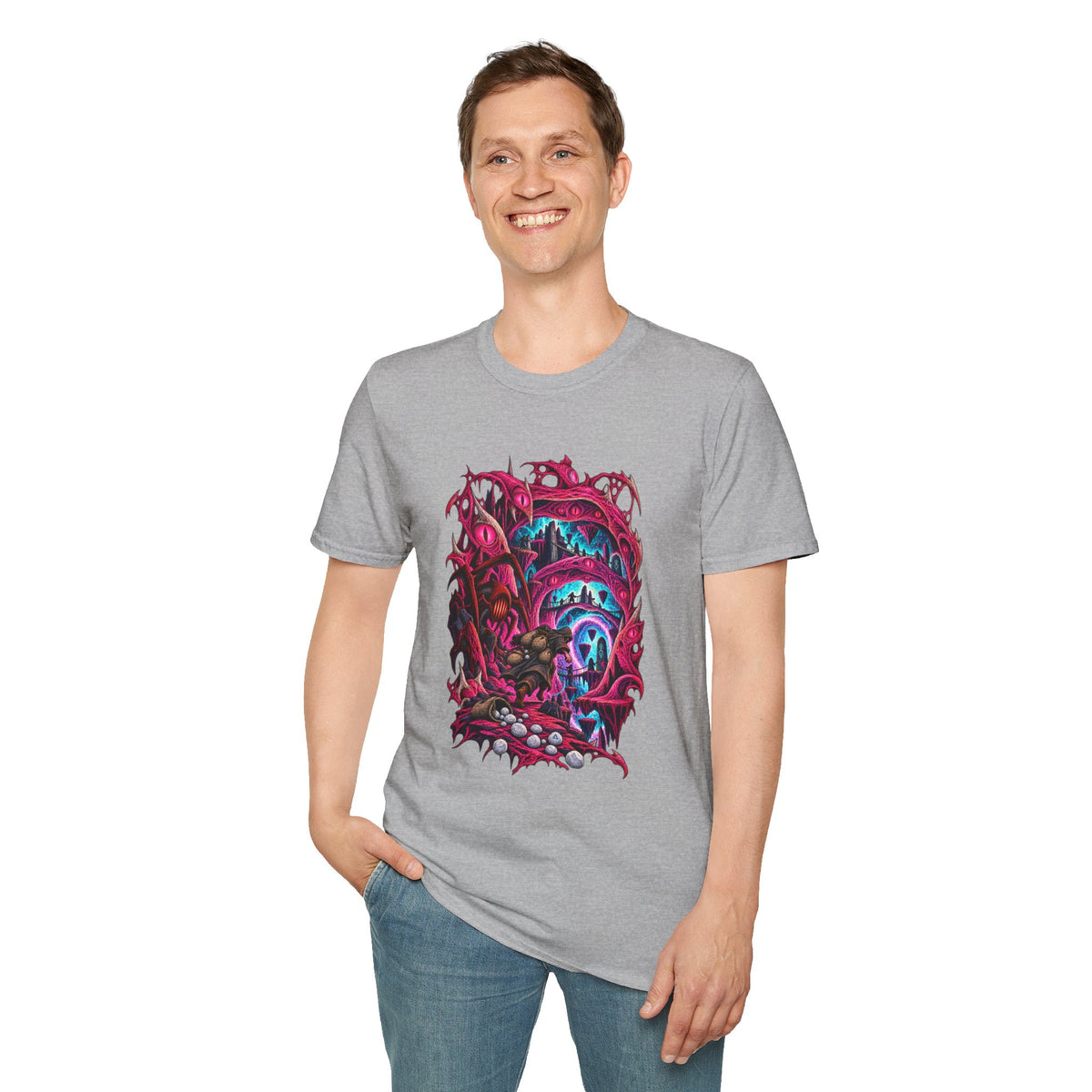 Abyssal Runecrafting | OSRS | Runescape | Psychedelic Portal Graphic T-Shirt