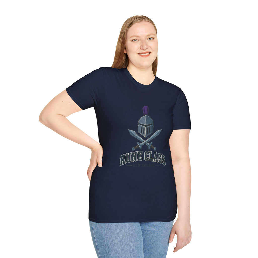 "Rune Class" OSRS / Runescape Inspired T-Shirt – Medieval Knight Helmet