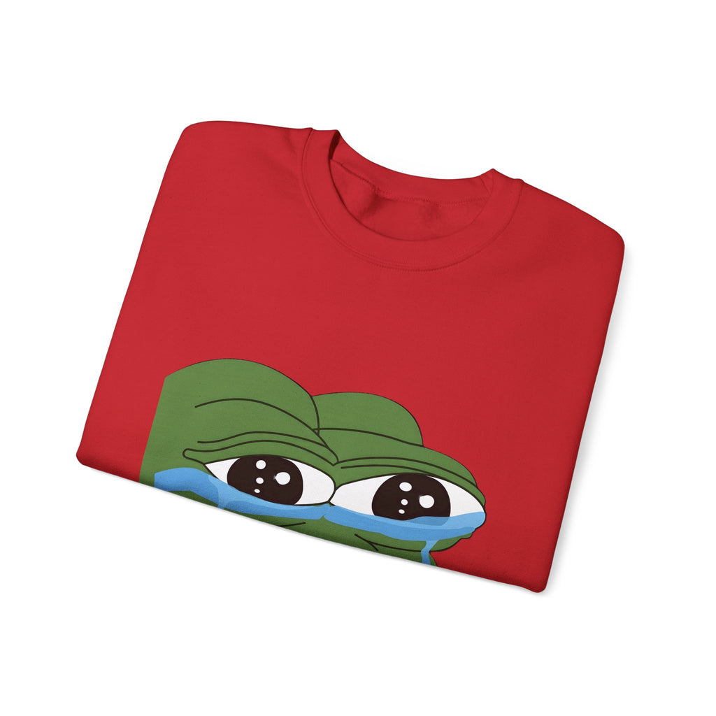 Crying Pepe Graphic Sweatshirt