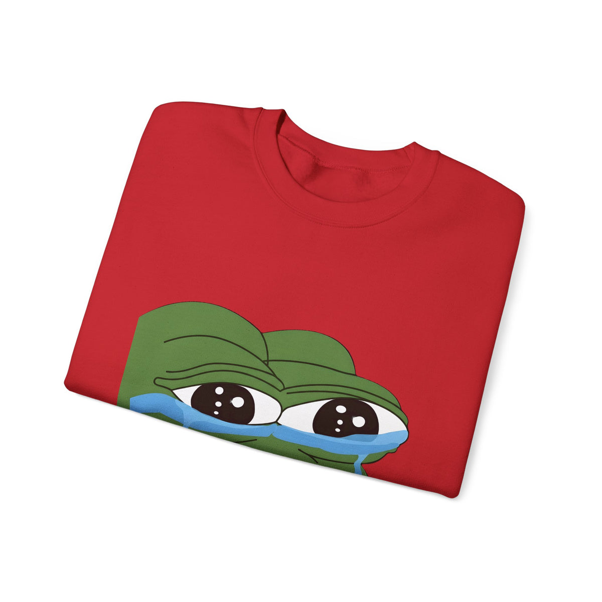 Crying Pepe Graphic Sweatshirt