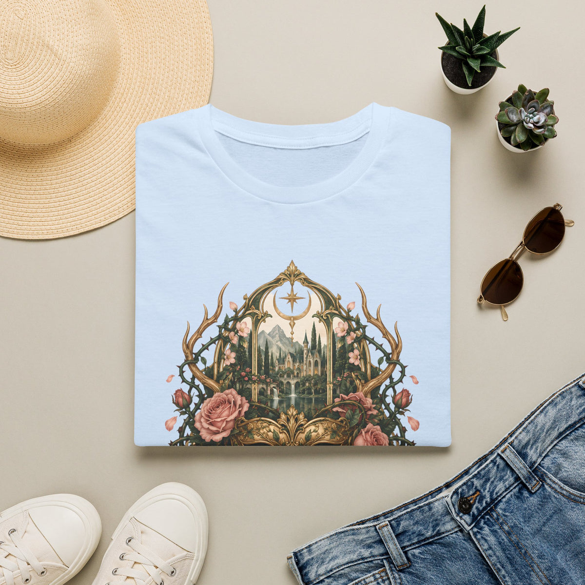 Spring Court | ACOTAR Book Floral Masquerade T-Shirt