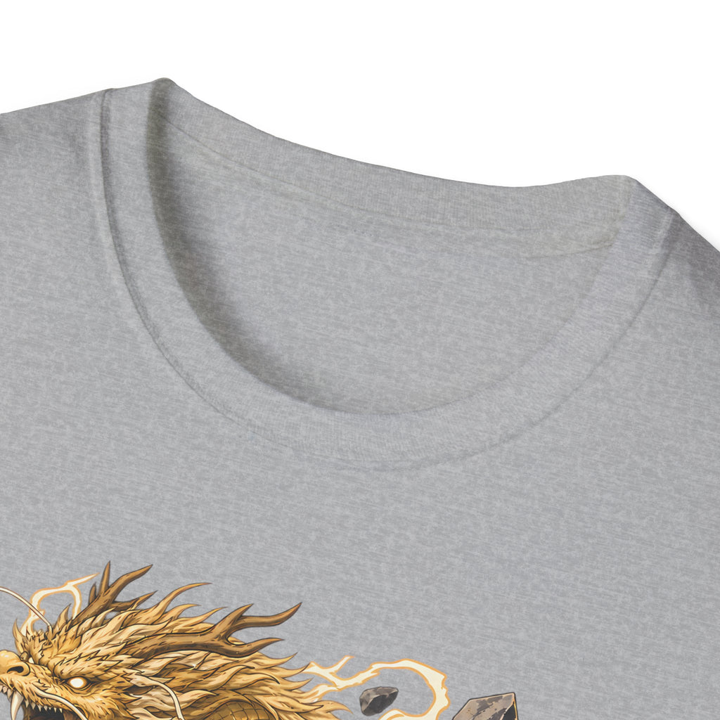 Golden Dragon | Ninja Dragon Kick | Martial Arts Warrior T Shirt