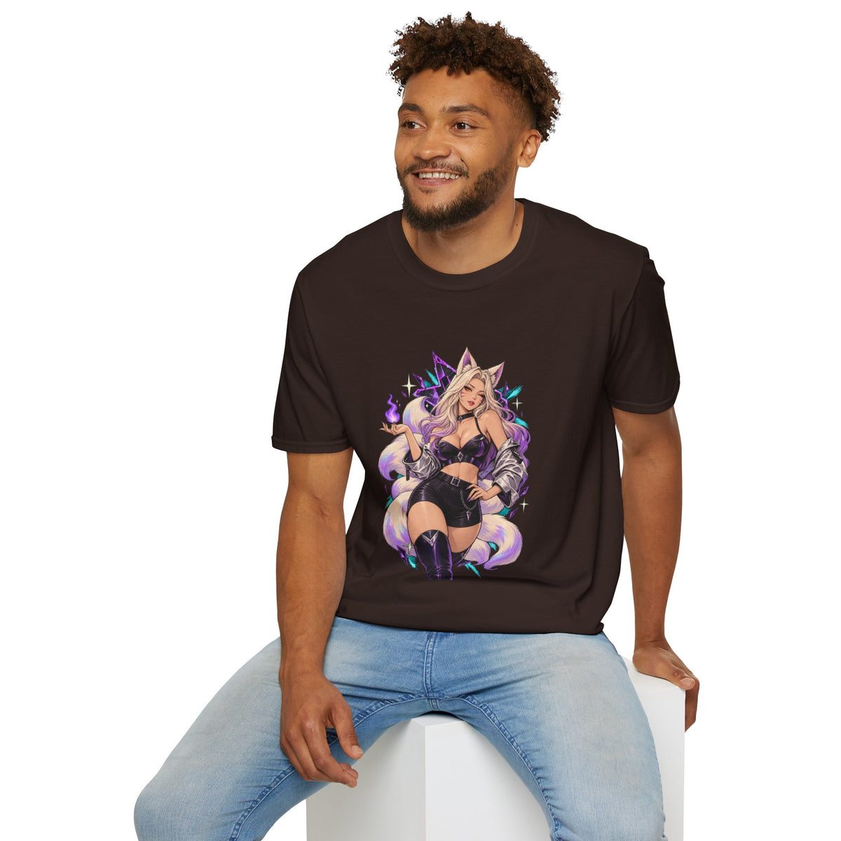 Ahri | League of Legends | Anime Fox Pin Up Girl T-Shirt