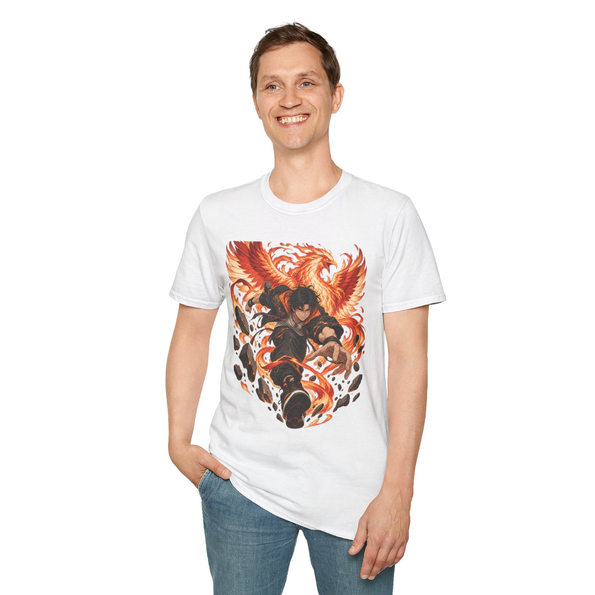 The Phoenix Warrior | Japanese Style | Anime Ninja T Shirt