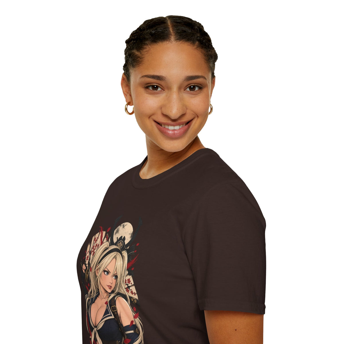 Babydoll | Samurai Anime Sexy Pin Up Girl Graphic T-Shirt