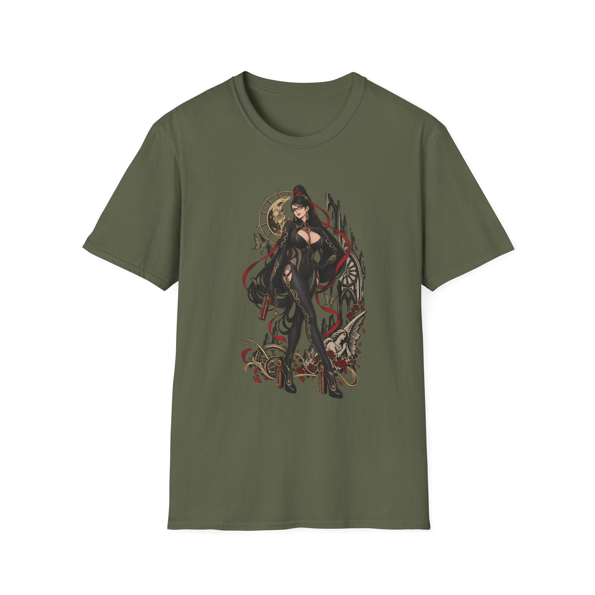 Bayonetta | Sexy Gothic Videogame Pin Up Girl Graphic Shirt