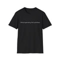 T-Shirt — "Without Geometry, Life Is Pointless" Minimalist Math Tee, product image showing the front design.