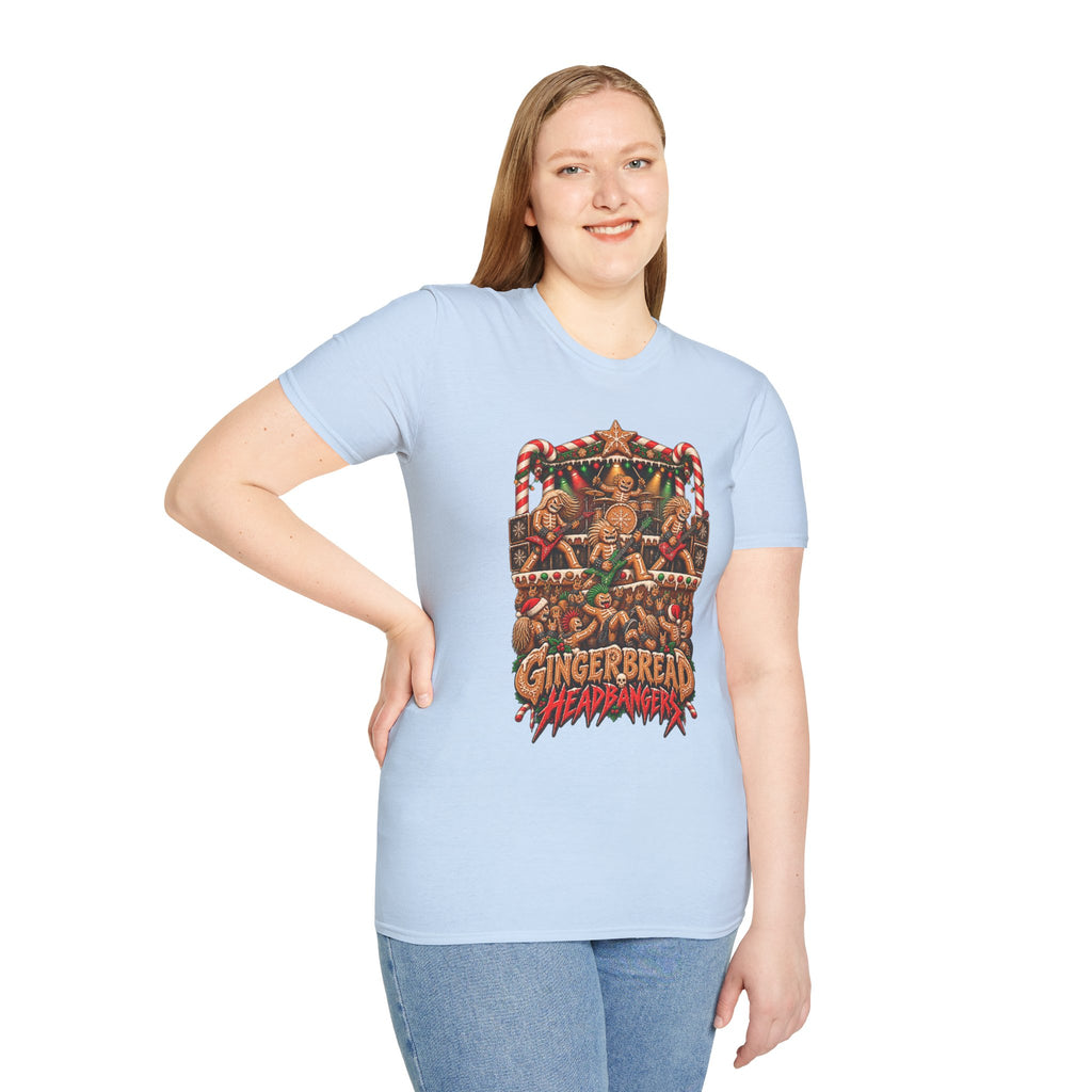 Gingerbread Headbangers | Christmas T-Shirt