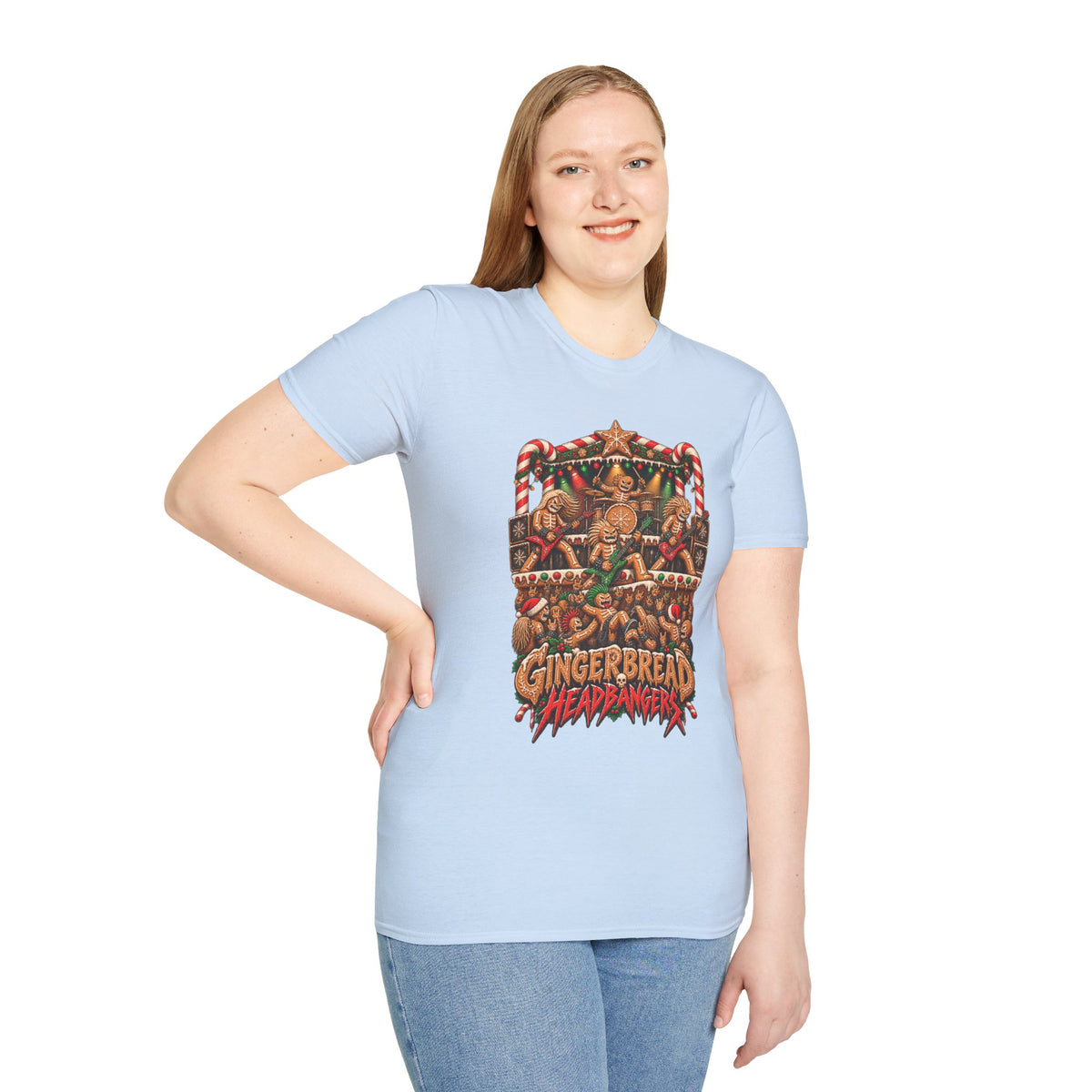 Gingerbread Headbangers | Christmas T-Shirt