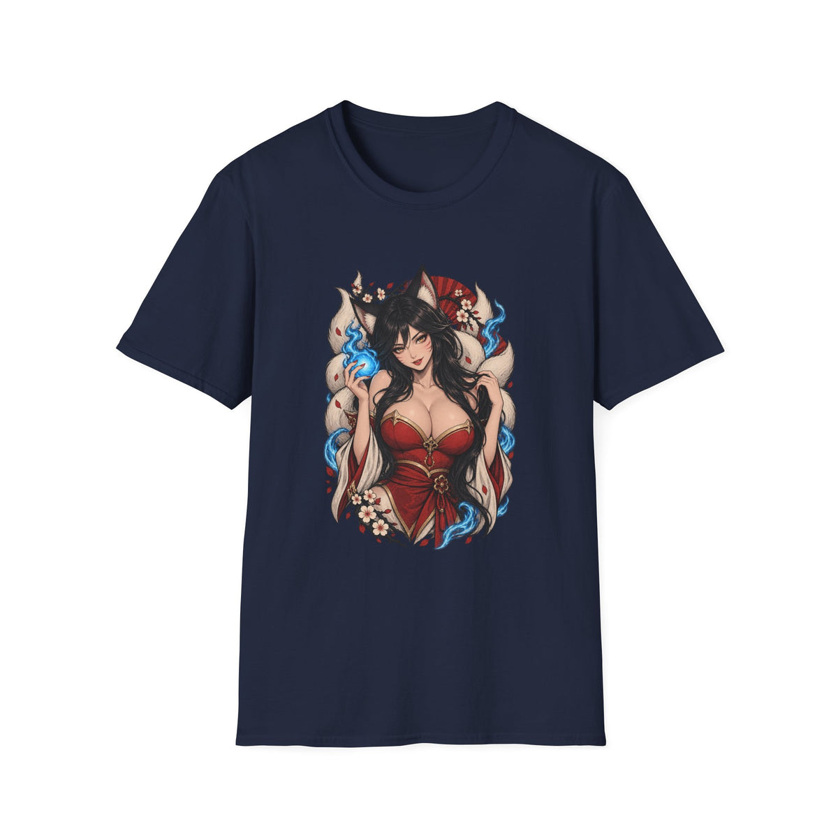 Ahri | League of Legends | Anime Pin Up Kitsune Girl T-Shirt