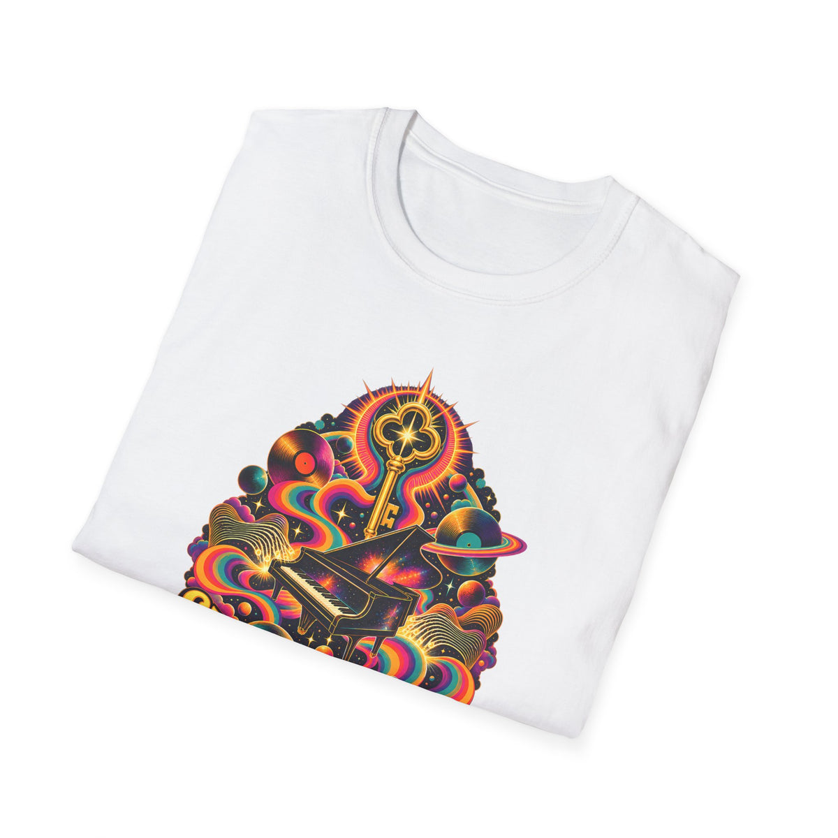 Stevie Wonder Psychedelic Key Songs In The Key of Life T-Shirt
