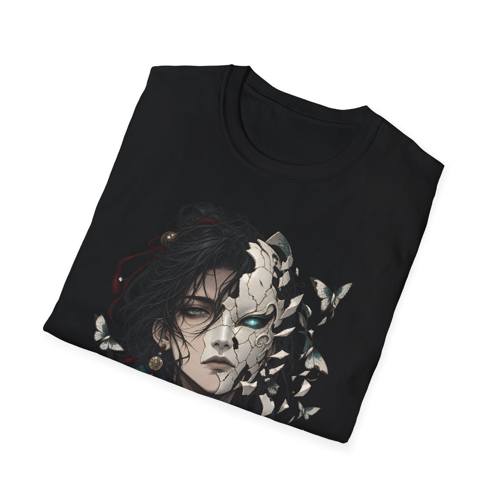 Mask Unfurls | Japanese Anime Style Mask Graphic Shirt