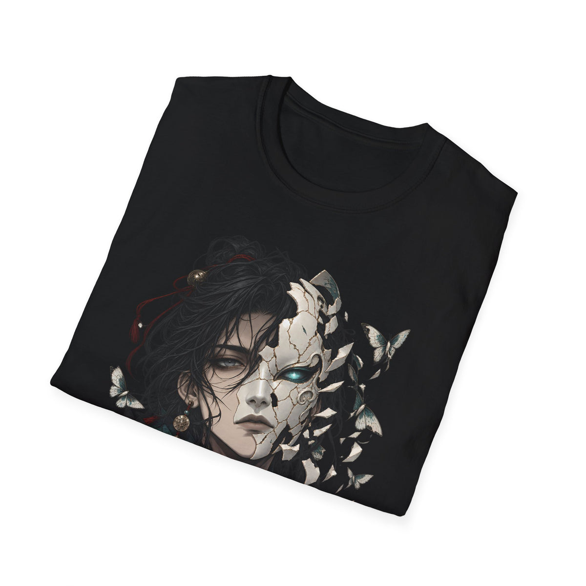 Mask Unfurls | Japanese Anime Style Mask Graphic Shirt