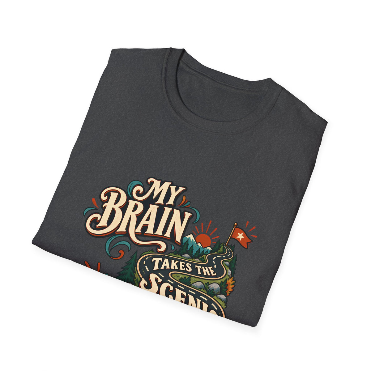 The Scenic Route | A Beautifully Different Mind | Neurodivergent Shirt