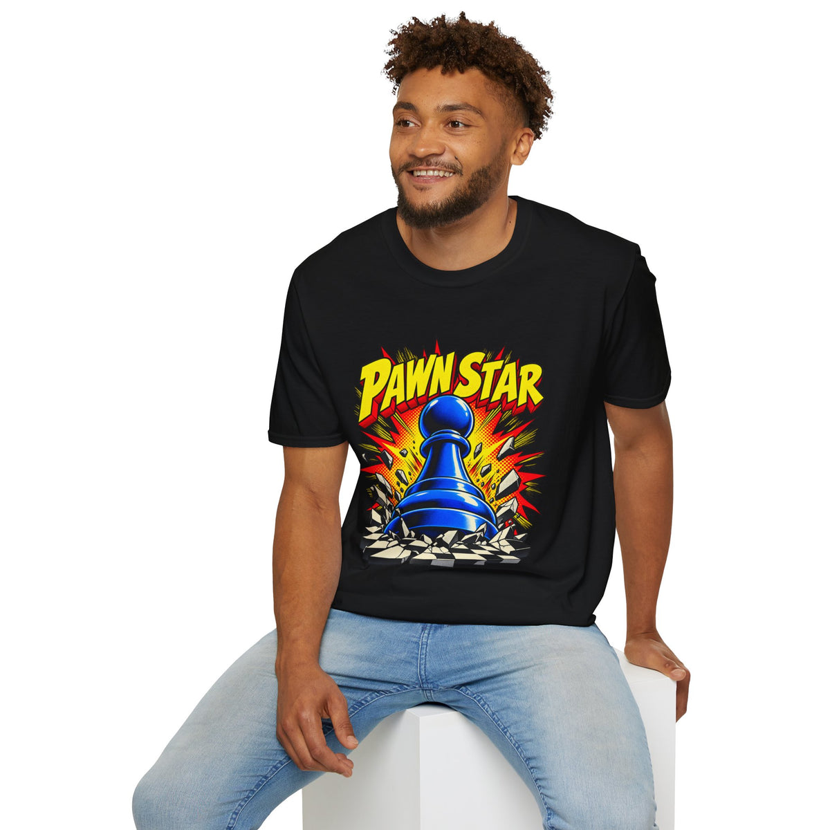 Pawn Star Chess | Bold Retro Pawn Graphic Tee