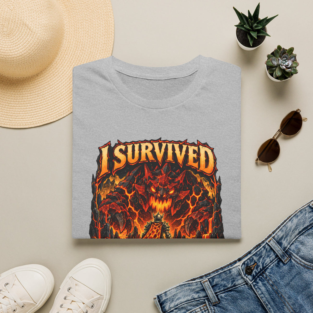 I Survived The Fight Caves Runescape / OSRS Inspired T-Shirt